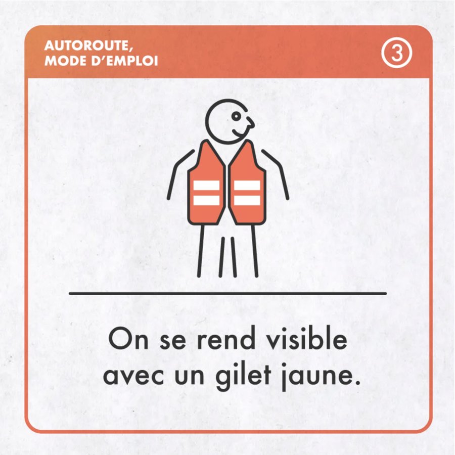 On se rend visible avec un gilet de sécurité